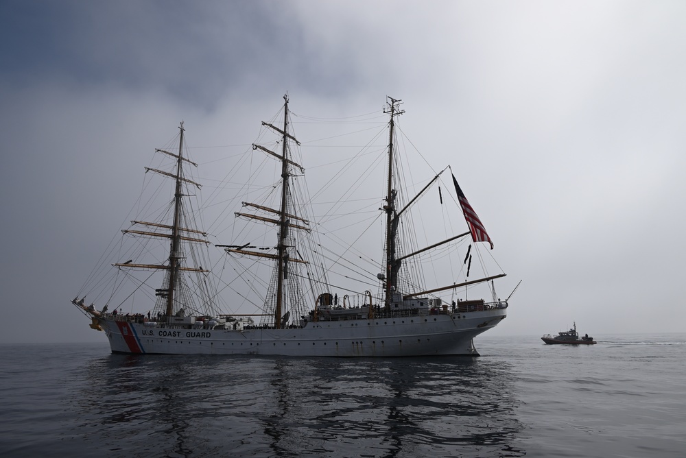 U.S. Coast Guard Cutter Eagle arrives for L.A. Fleet Week