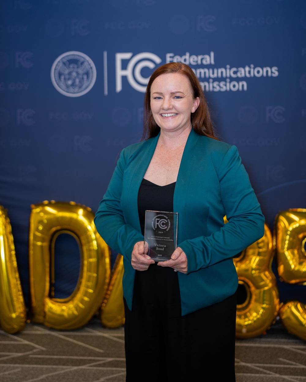 Victoria Bond receives FCC Chairman’s Award for Advancement in Accessibility