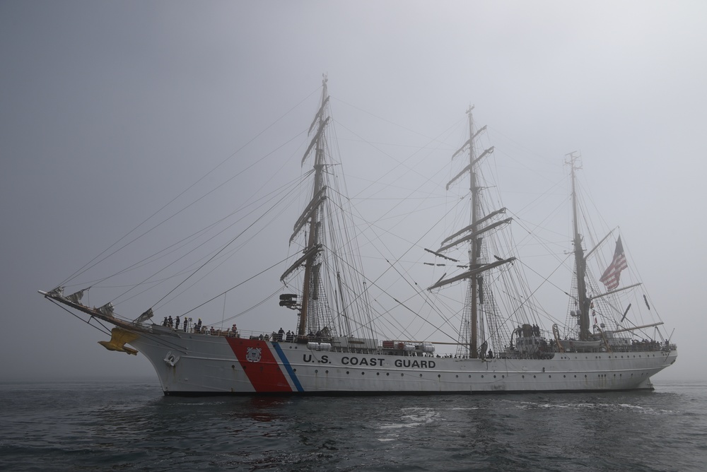 U.S. Coast Guard Cutter Eagle arrives for L.A. Fleet Week
