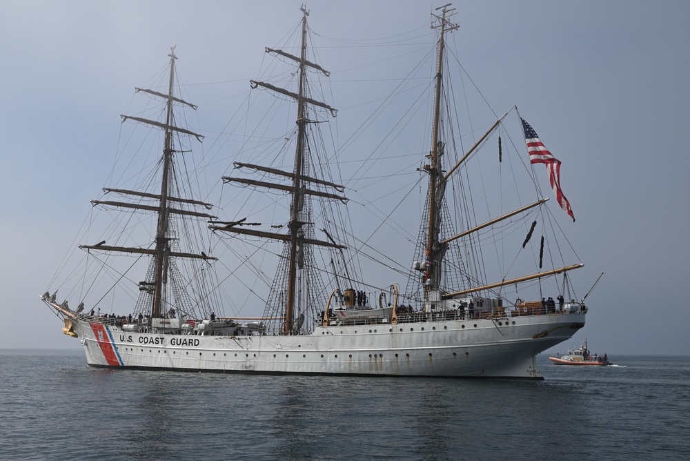 U.S. Coast Guard Cutter Eagle arrives for L.A. Fleet Week