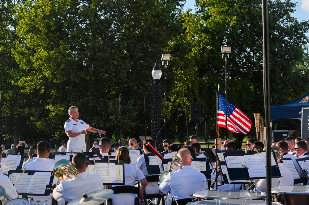 The United States Navy Band Performs at the United States Capitol West Steps