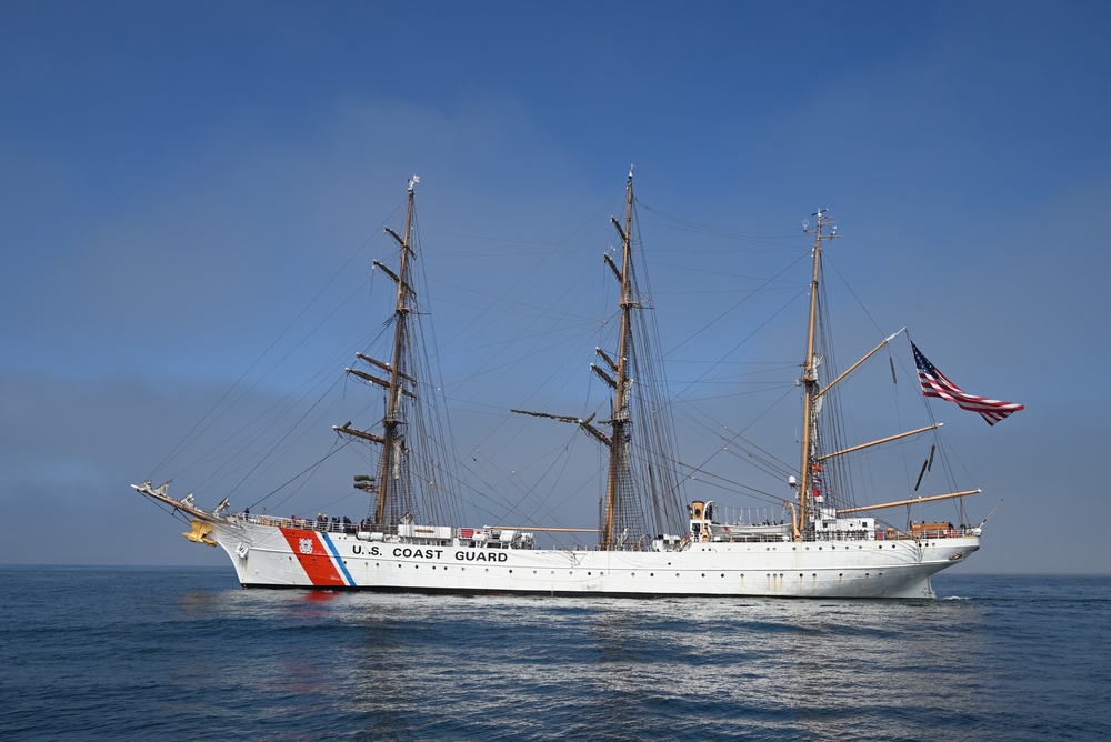 U.S. Coast Guard Cutter Eagle arrives for L.A. Fleet Week