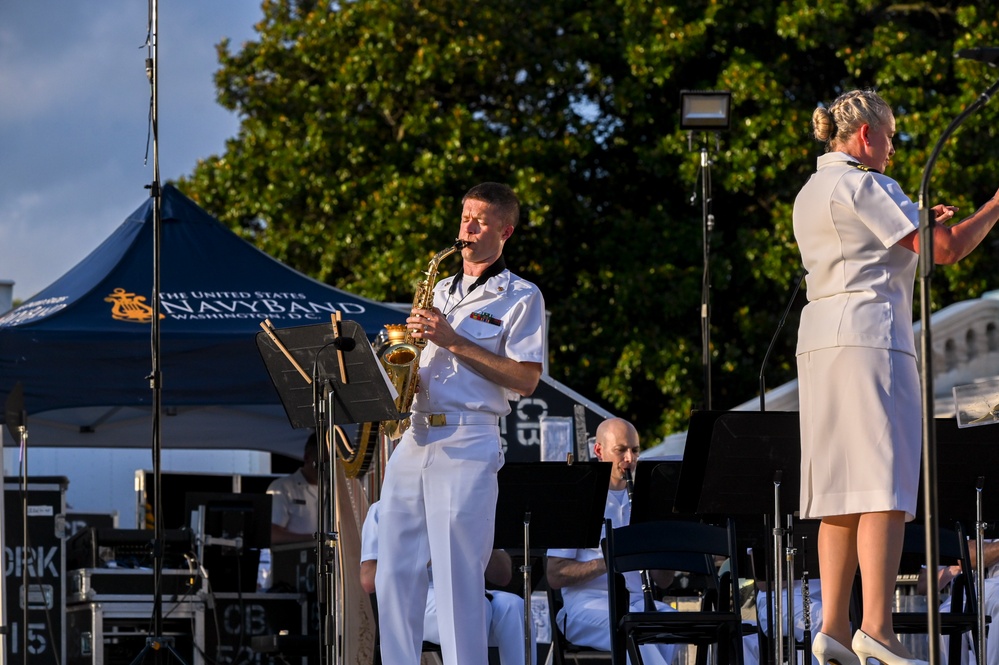 The United States Navy Band Performs at the United States Capitol West Steps