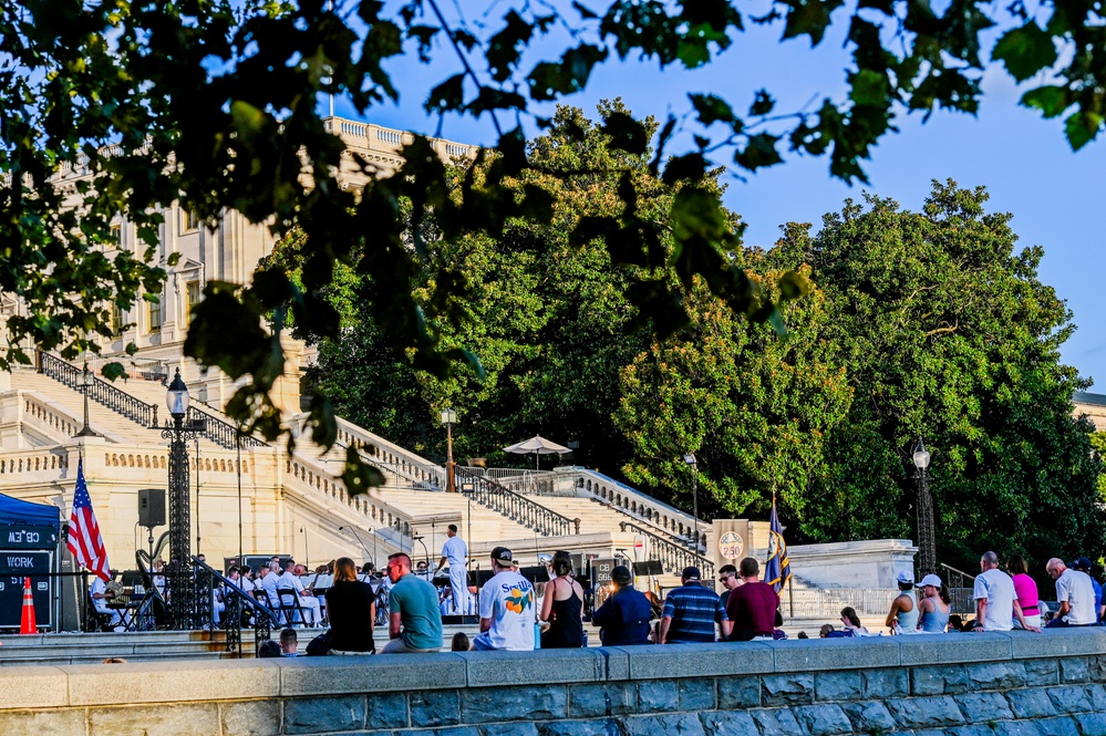 The United States Navy Band Performs at the United States Capitol West Steps