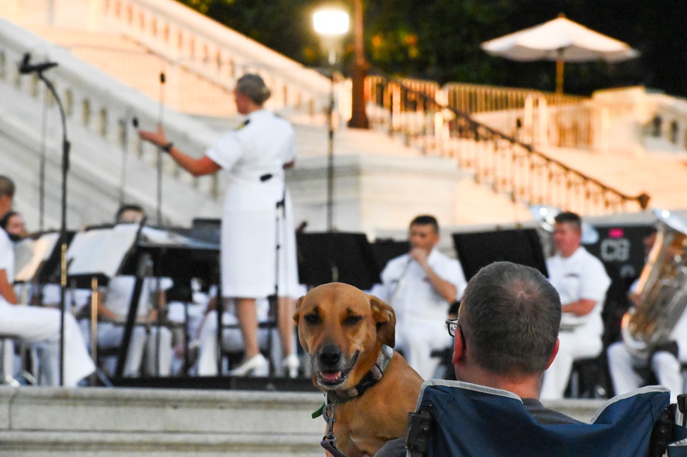 The United States Navy Band Performs at the United States Capitol West Steps