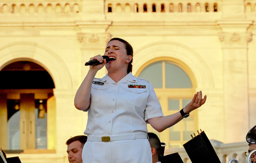 The United States Navy Band Performs at the United States Capitol West Steps