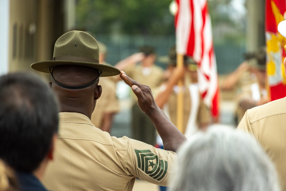 Delta Company Graduation and Morning colors
