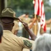 Delta Company Graduation and Morning colors