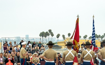 Delta Company Graduation and Morning colors