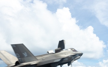 31st MEU | F-35B Lightning II fly off