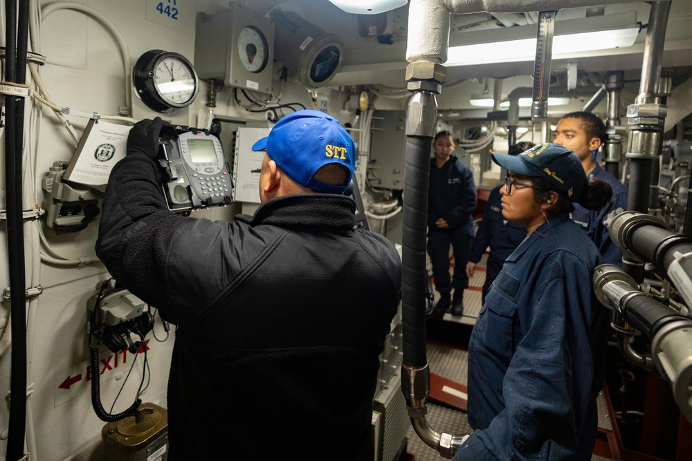 USS Carl M. Levin Conducted Operations in the North Pacific Ocean