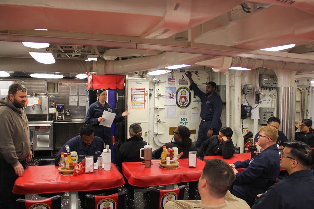 Pinckney conducts routine operations