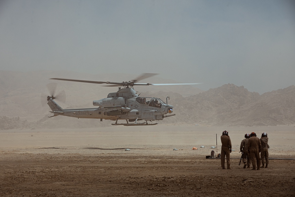 HMLA-367 Marines conduct FARP Defense