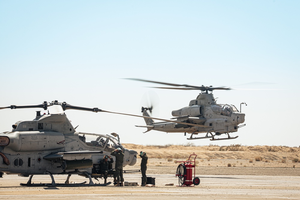 HMLA-367 Marines conduct FARP Defense