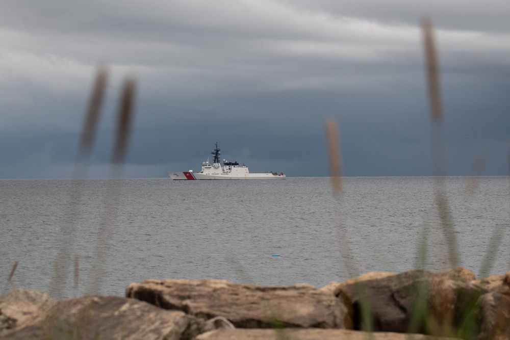 U.S. Coast Guard Cutter Waesche prepares for Arctic Edge 25