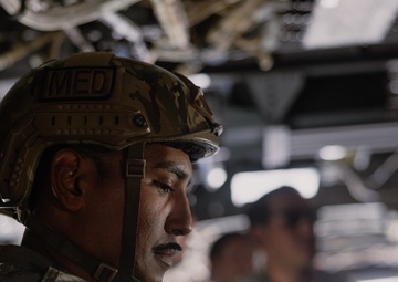 Marines and Sailors with 3rd MAW host 182nd Airlift Wing medical training