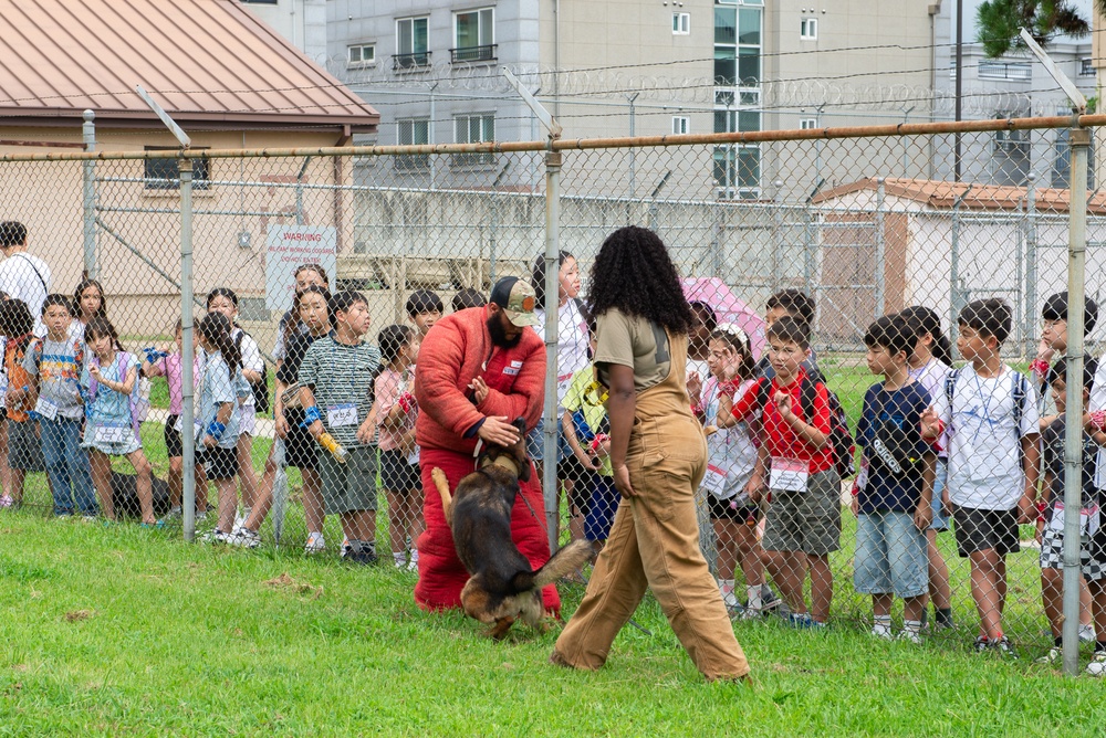 U.S., ROK students tour Osan