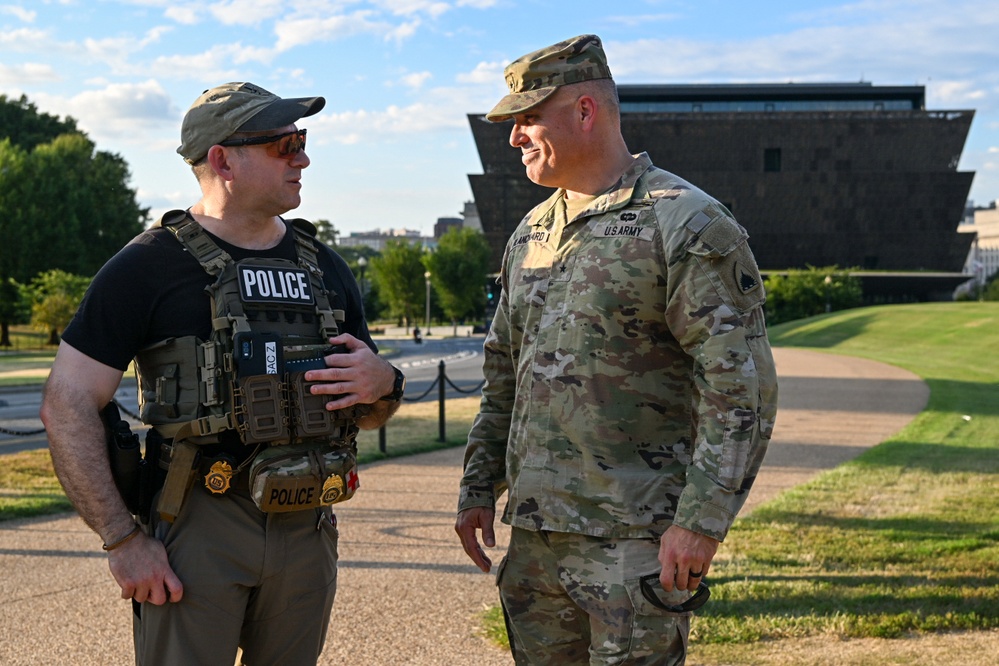 U.S. Army National Guard Mobilized for Law Enforcement Support within Washington D.C.