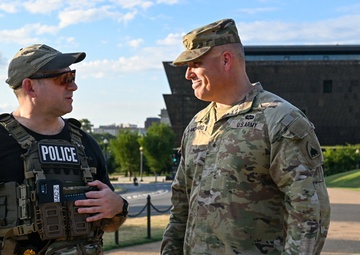 U.S. Army National Guard Mobilized for Law Enforcement Support within Washington D.C.