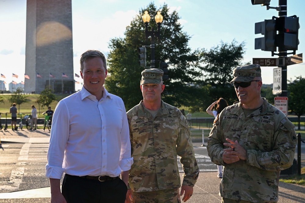 U.S. Army National Guard Mobilized for Law Enforcement Support within Washington D.C.