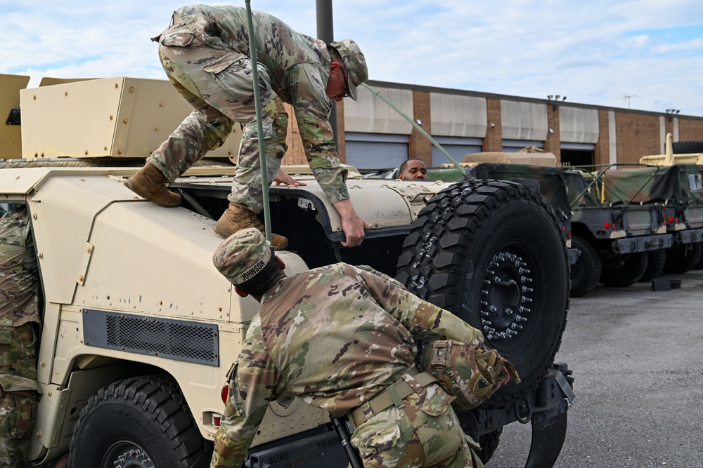 U.S. Army National Guard Mobilized for Law Enforcement Support within Washington D.C.