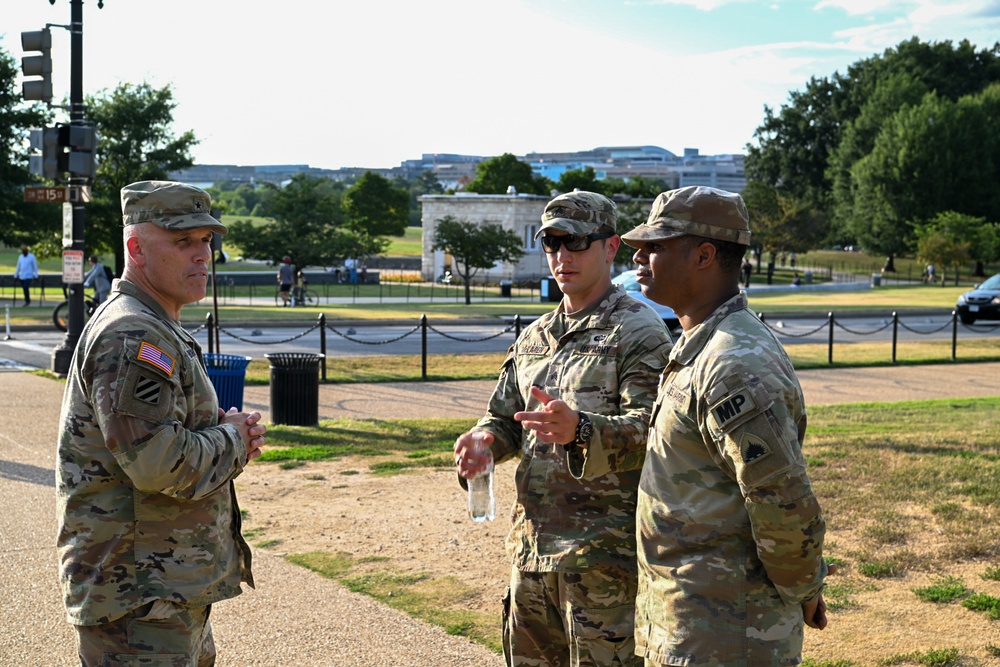 U.S. Army National Guard Mobilized for Law Enforcement Support within Washington D.C.