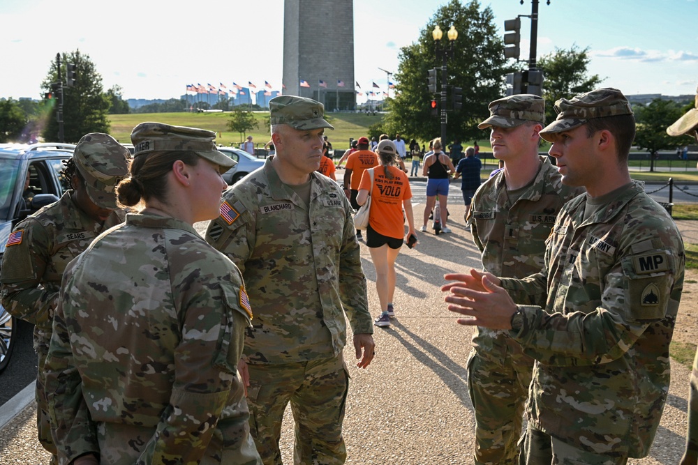 U.S. Army National Guard Mobilized for Law Enforcement Support within Washington D.C.