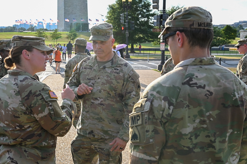 U.S. Army National Guard Mobilized for Law Enforcement Support within Washington D.C.