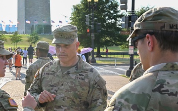 U.S. Army National Guard Mobilized for Law Enforcement Support within Washington D.C.