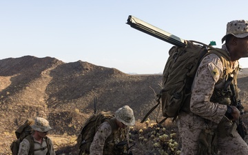Marines place signs at Yuma NDA