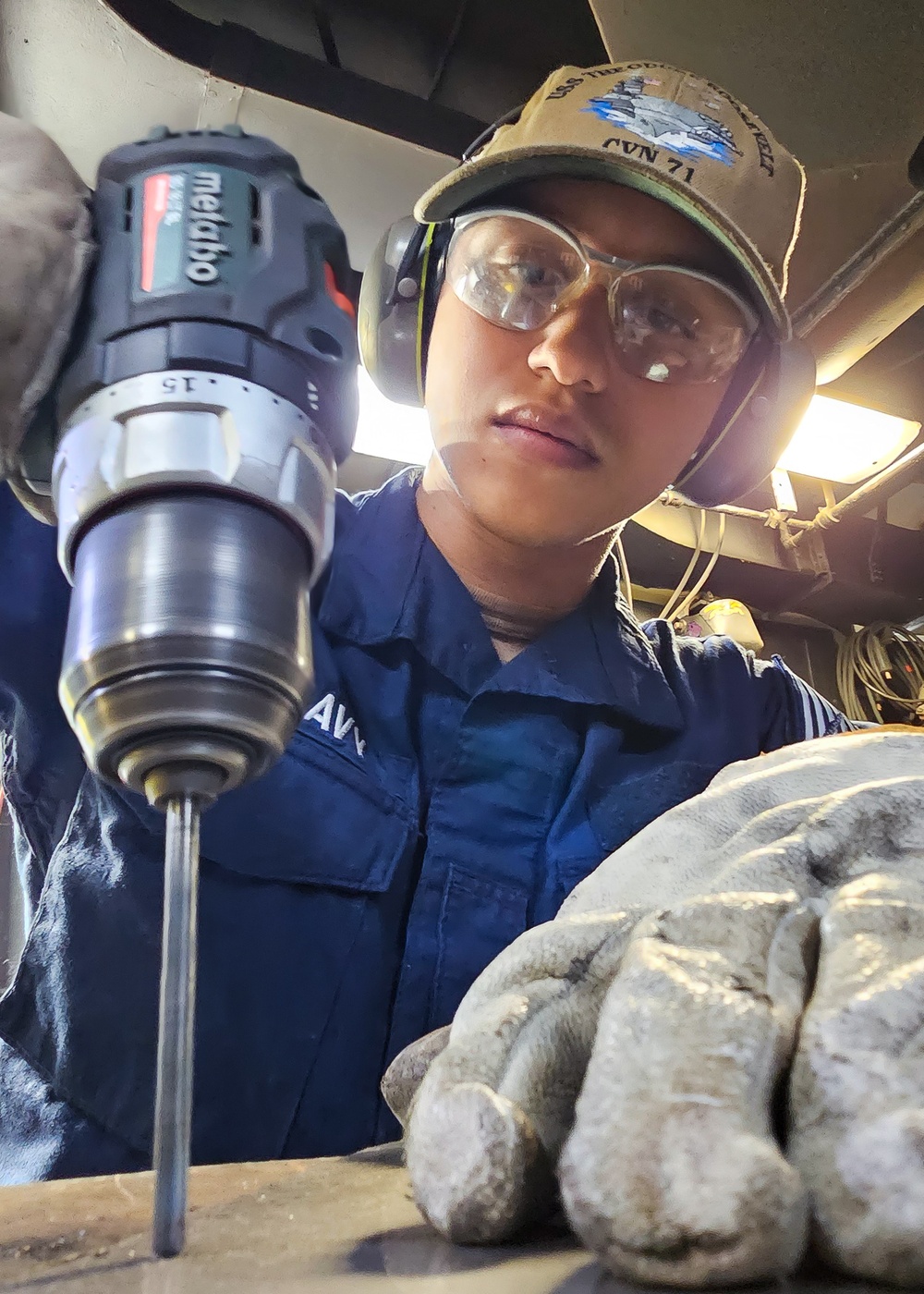 USS Theodore Roosevelt Metal Work