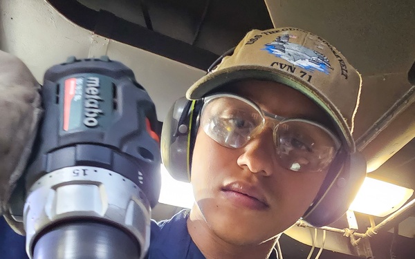 USS Theodore Roosevelt Metal Work