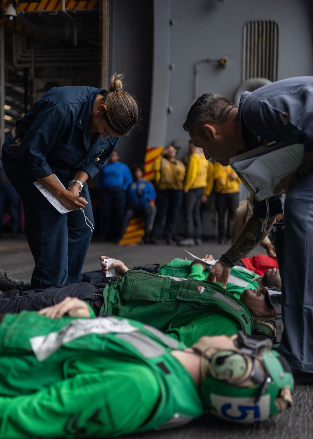 USS Theodore Roosevelt Mass Casualty Drill