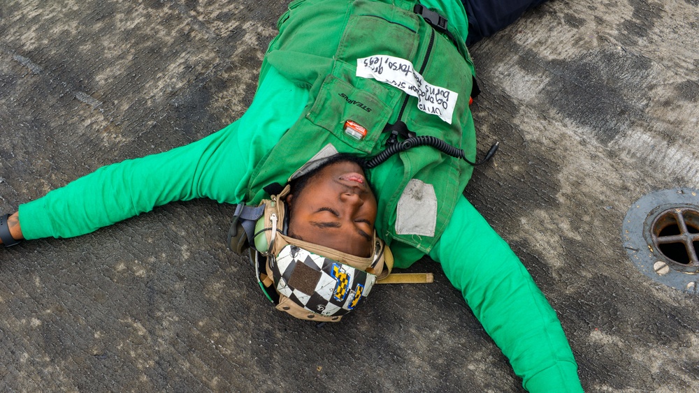 USS Theodore Roosevelt Mass Casualty Drill