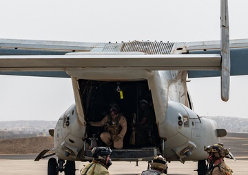 US Marines, Airmen sharpen land, sea personnel recovery capabilities for CJTF-HOA