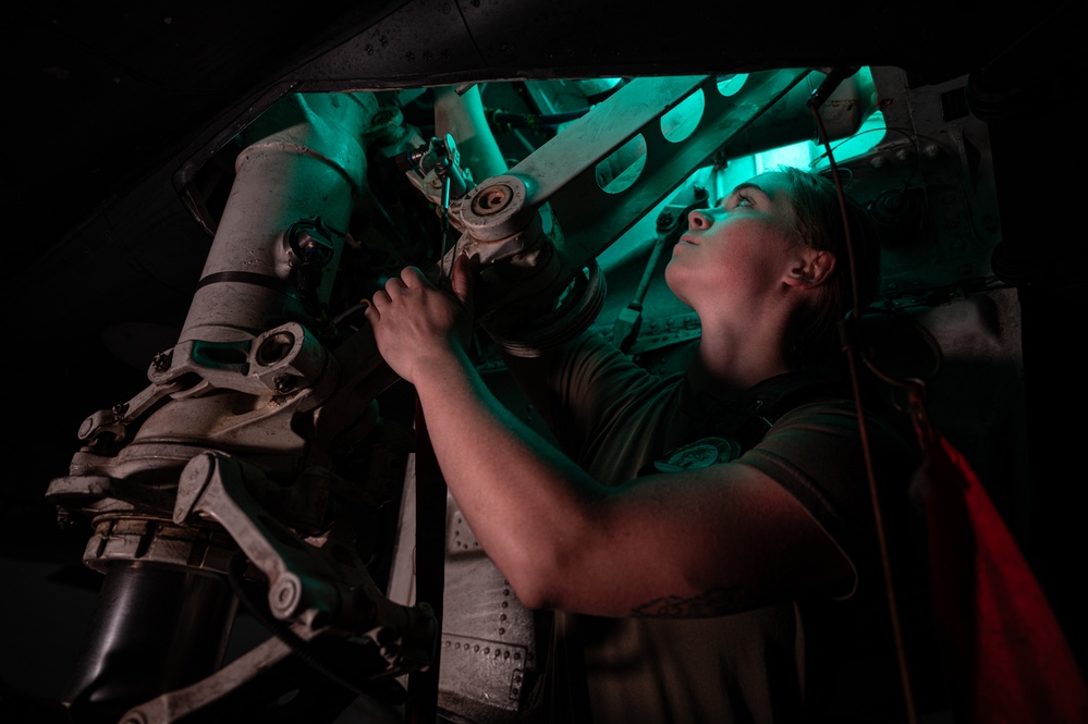 494th Fighter Generation Squadron Night Operations