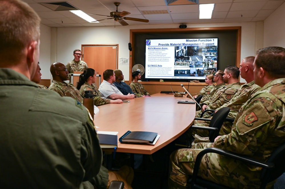 52nd FW command team gains insight through immersion tours