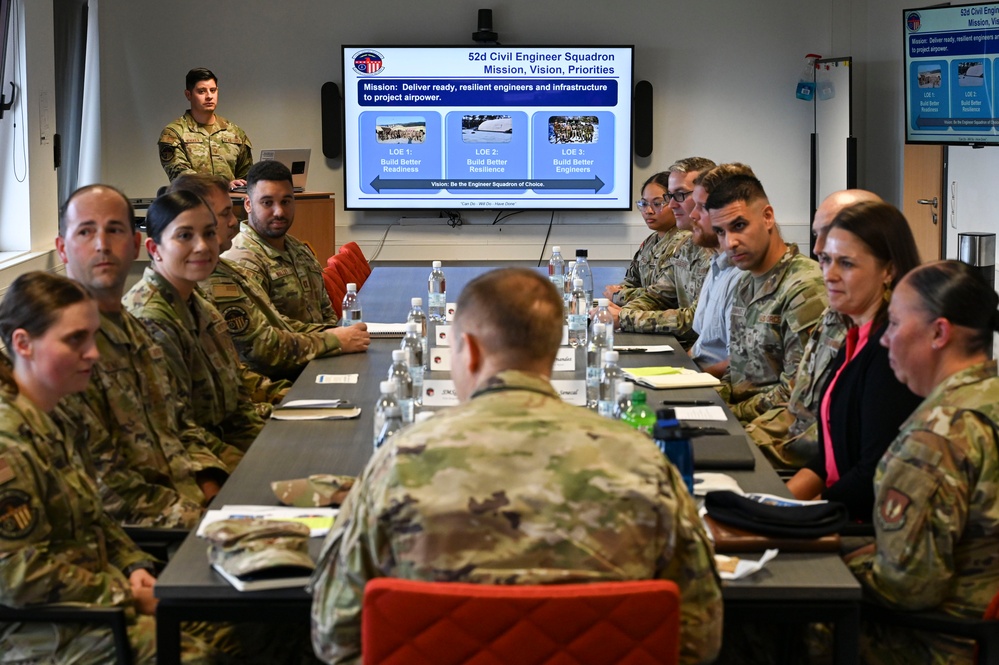 52nd FW command team gains insight through immersion tours