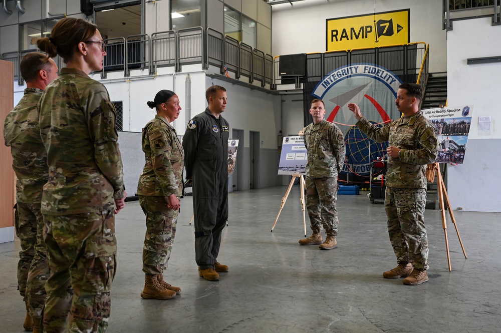 52nd FW command team gains insight through immersion tours