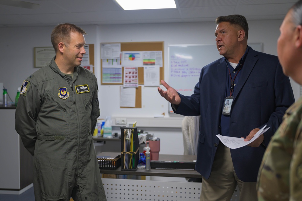 52nd FW command team gains insight through immersion tours