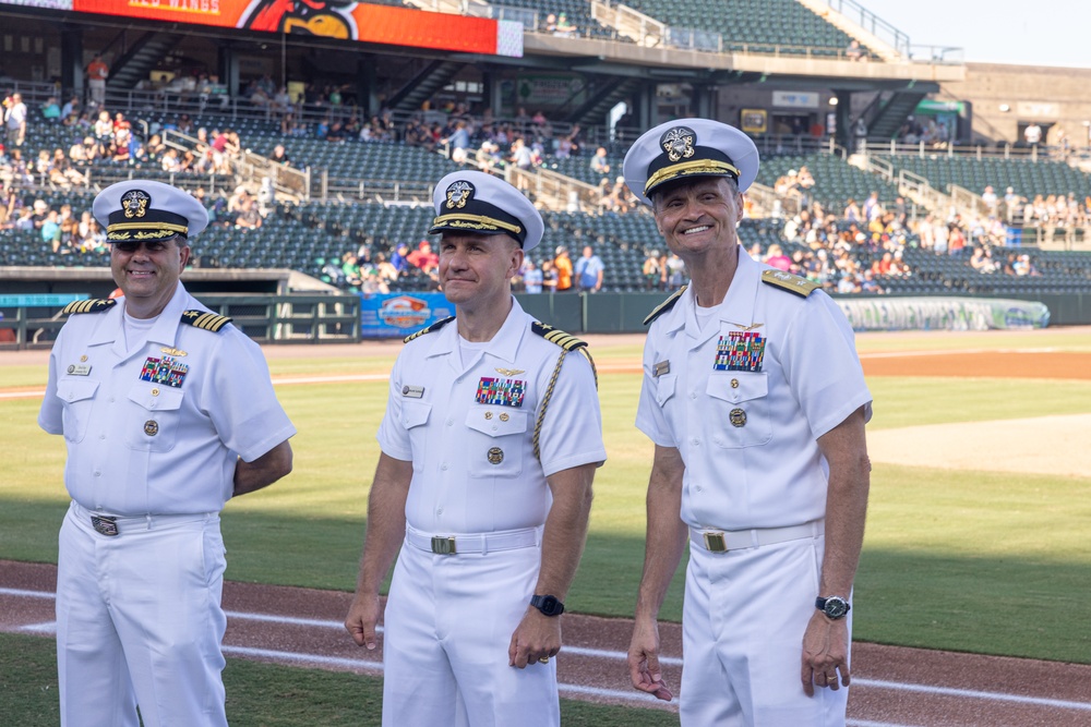 NNSY Joins Navy Night with the Norfolk Tides Aug. 9