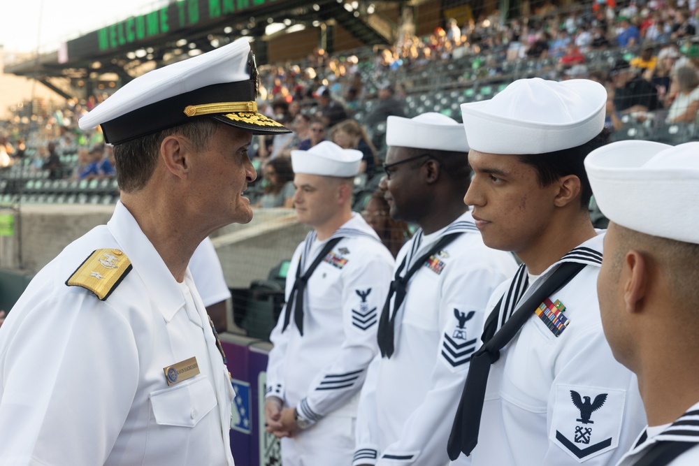 NNSY Joins Navy Night with the Norfolk Tides Aug. 9