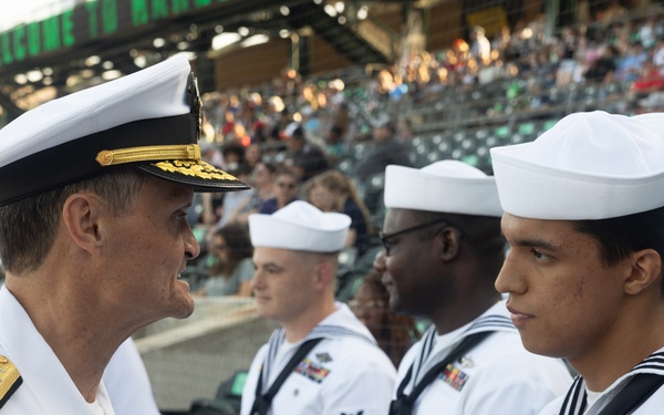 NNSY Joins Navy Night with the Norfolk Tides Aug. 9