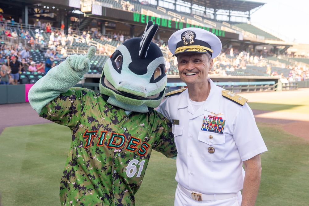 NNSY Joins Navy Night with the Norfolk Tides Aug. 9