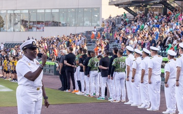 NNSY Joins Navy Night with the Norfolk Tides Aug. 9