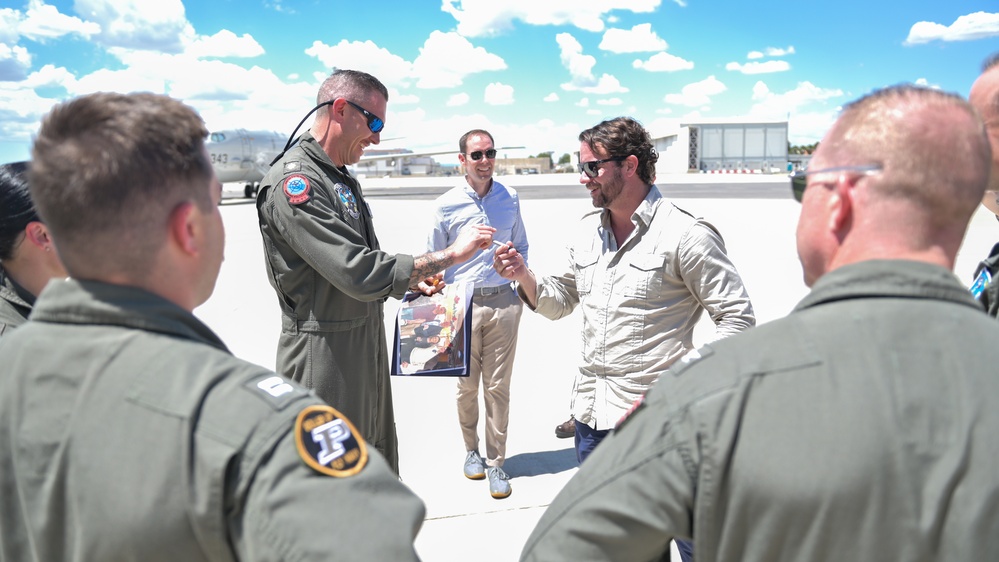 Representative Daniel Crenshaw visits NAS Sigonella