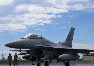 Leading from the skies: Col. William Lutmer makes first flight at Spangdahlem AB as 52nd FW commander