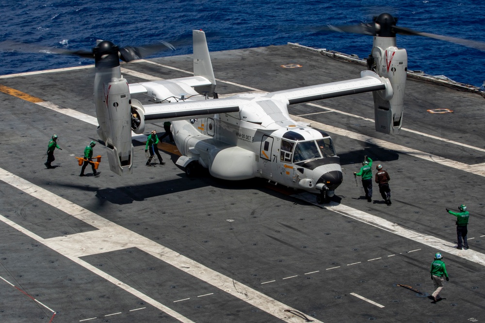 George Washington Conducts Flight Operations