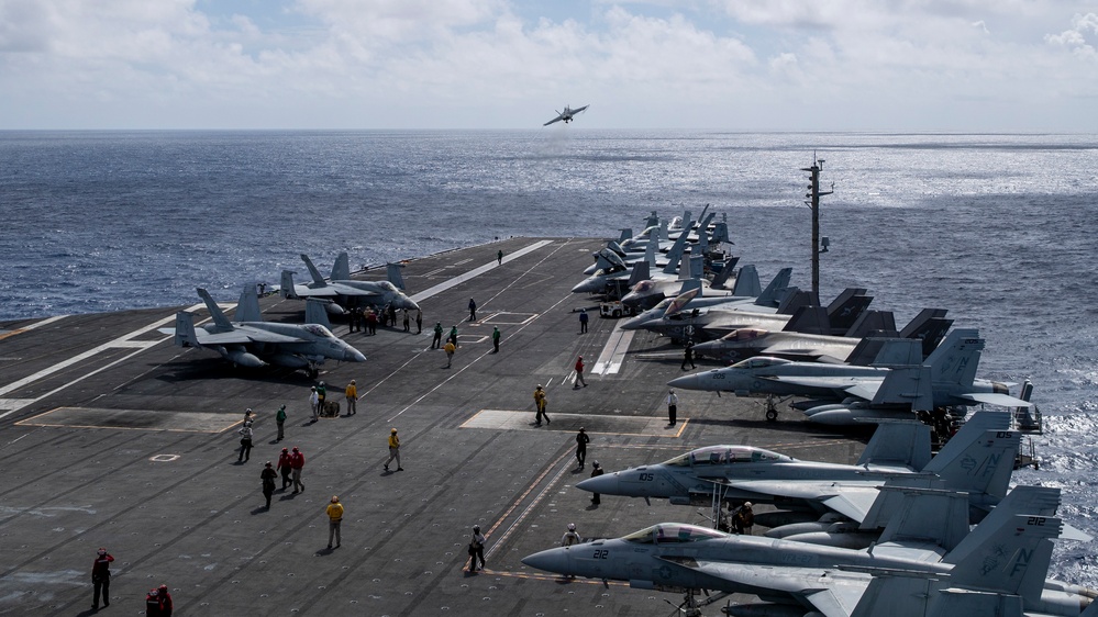 George Washington Conducts Flight Operations