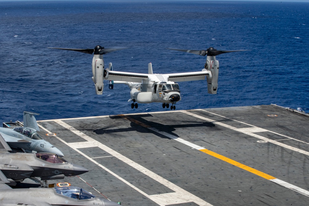 George Washington Conducts Flight Operations
